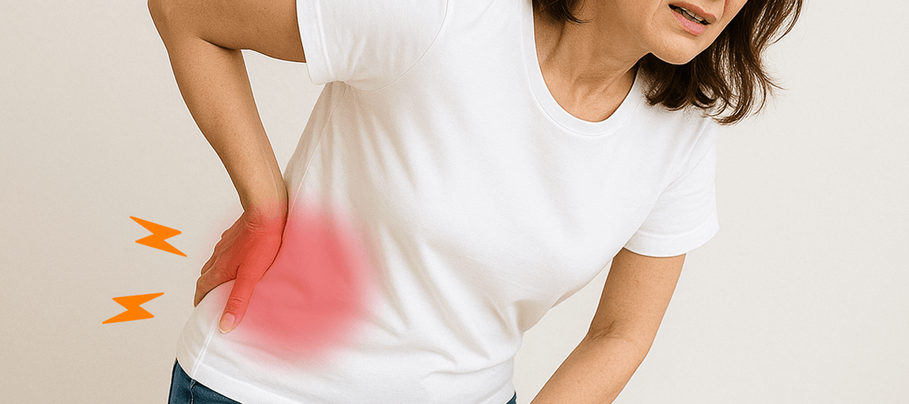 伊予郡松前町で多い腰痛の症状イメージ（慢性腰痛・急性腰痛）